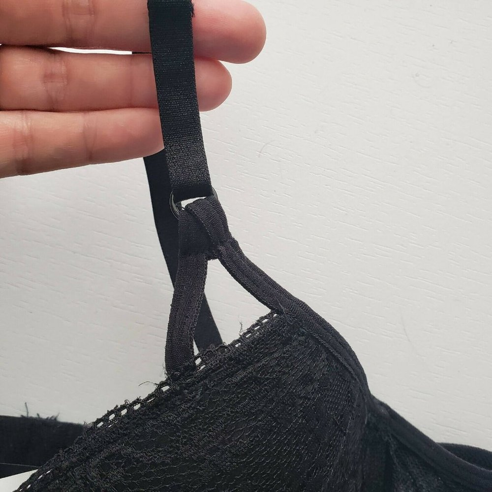 So Sexy NWOT Black Lace Push Up Bra 34C - Picture 4 of 8